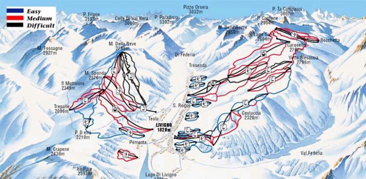 Livigno Ski Resort Guide Skiing In Livigno Ski Line