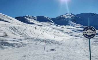 Sauze d'Oulx ski resort in Italy