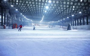 Ski Line indoor ski run 400m long 2000m up a mountain