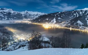 Zell am See and Saalbach is the biggest linked ski area in Austria