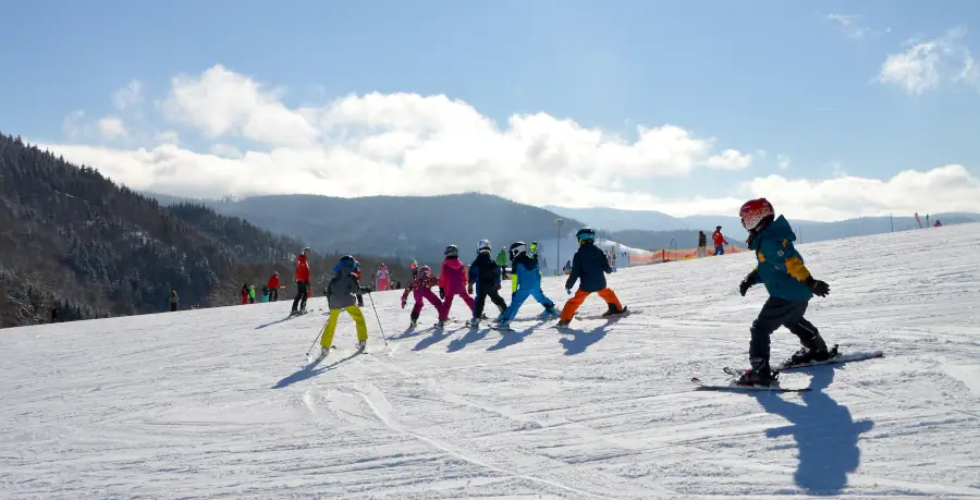 Spring Skiing With Children