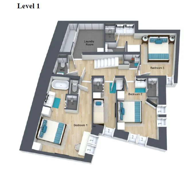 Apartment Ceres Val d’Isere Floor Plan 2