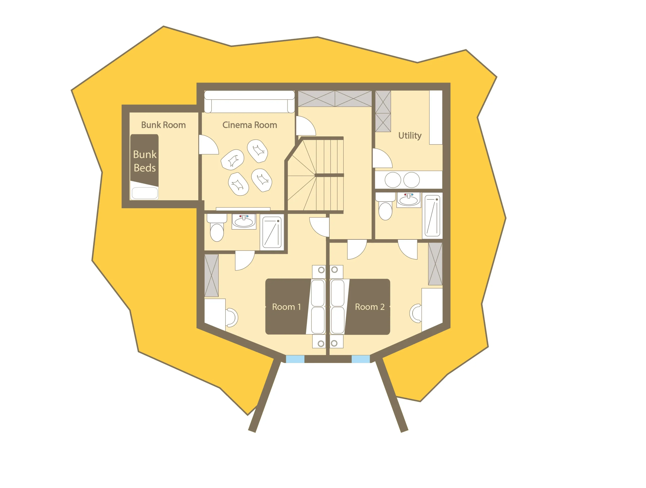 Chalet d’Espoir Morzine Floor Plan 3