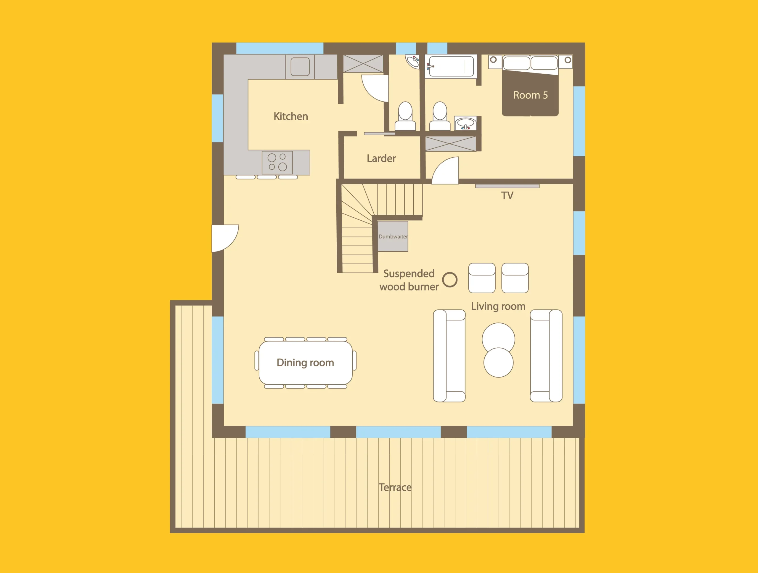 Chalet Asgard Morzine Floor Plan 2