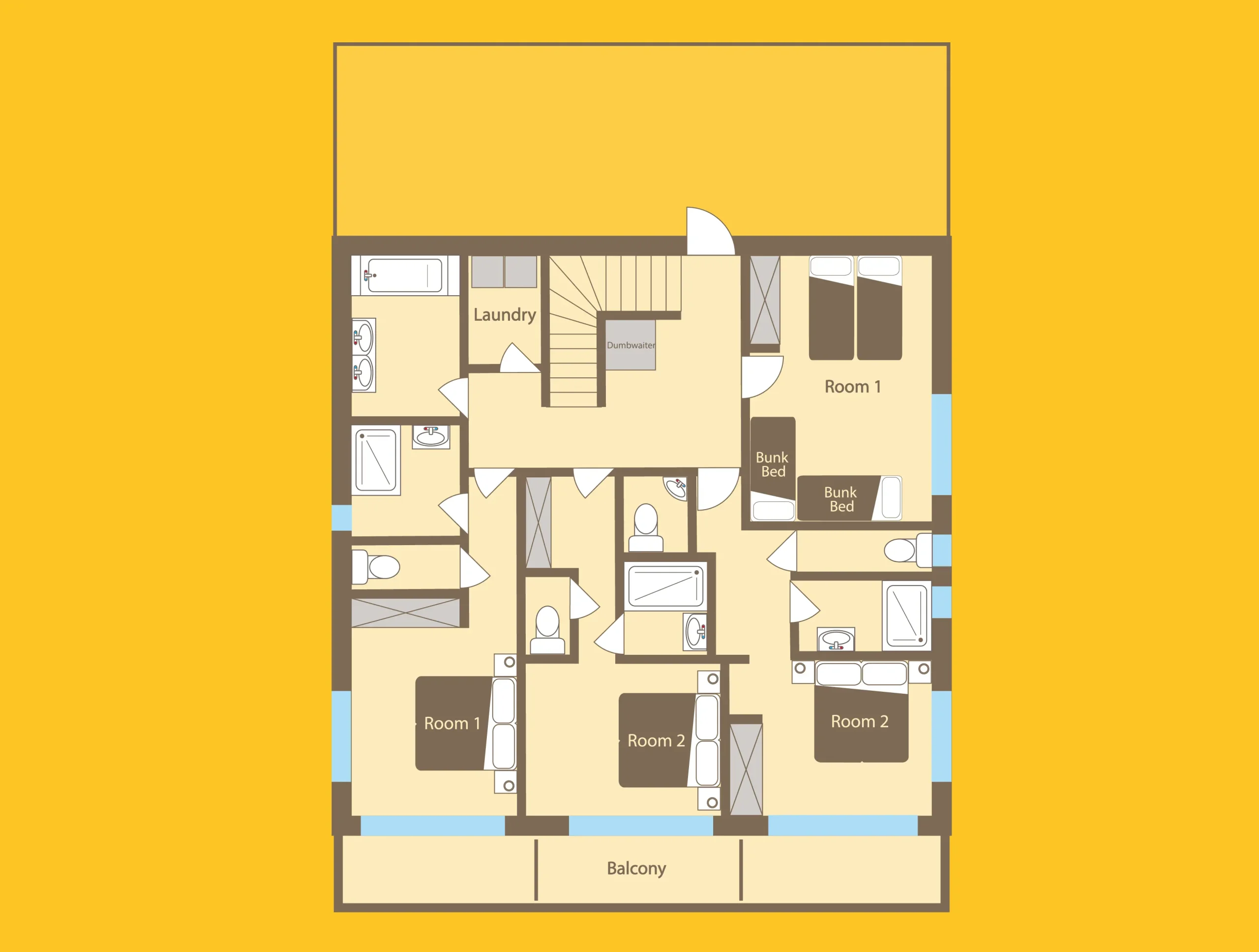 Chalet Asgard Morzine Floor Plan 1