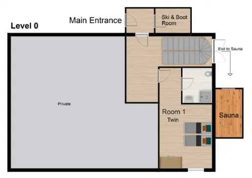 Chalet Bivouac Val d’Isere Floor Plan 2