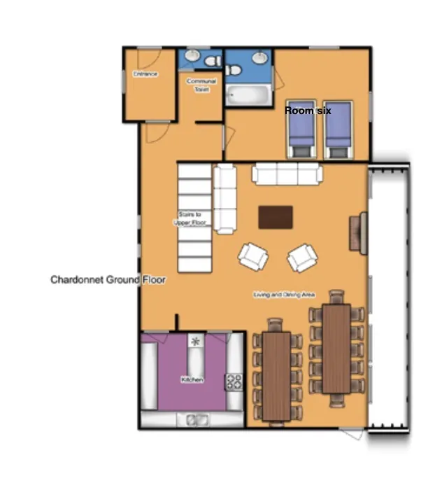 Chalet Chardonnet Tignes Floor Plan 2